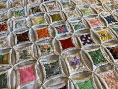 Mom s Crafts; quilt on David s bed